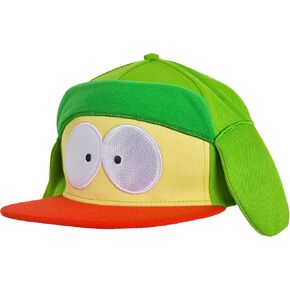 South Park Baseball Cap, Towelie Snapback Skater Baseball Hat with Flat Brim, Indigo, One Size