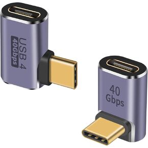 Duttek USB C Extender Adapter (3 Pack), 40Gbps USB C Coupler, USB C Male to Female Adapter and USB C Male to Male Connector with 8K@60Hz Video Display for Steam Deck, MacBook,Thunderbolt ect