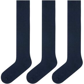 3 Pairs Men's Knee-High Dress Socks