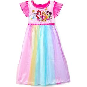 Disney Girls' Fantasy Gown Nightgown (5T, Princess Party Gown 4)