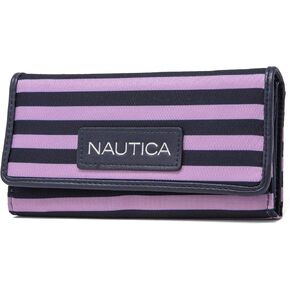 Nautica womens Carry-all The Perfect Carry All Money Manager Wallet Oraganizer with RFID Blocking Wallet, Red, One Size US