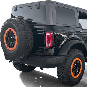 5X Bead Lock Wheel Trim Rings Kit Fit for 2021-2024 Ford Bronco Sasquatch Performance Orange