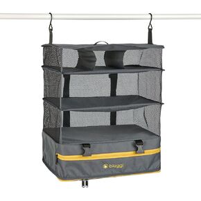 Biaggi Hangmates Toiletry Bag - Hanging Toiletry Bag Cube with Packing Compartments for Travel Organization - Lightweight and Durable - Dimensions 10" x 9" x 4"