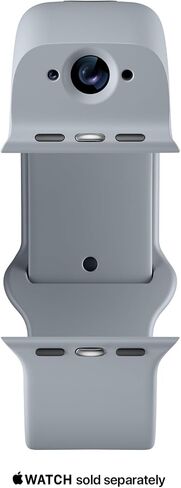 Wristcam, Smart Dual-Camera Band for Apple Watch (Apple MFi Certified), 8MP Sensor, Full HD Video/720P Sport Mode, (New) Pro. Image Stabilization, WiFi, IP68 Water Resistant, Siri Integration in Kuwait