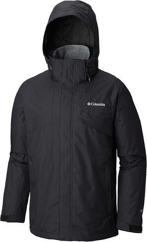 Columbia Men's Bugaboo II Fleece Interchange Jacket, Black/Red, 3X Tall in Kuwait