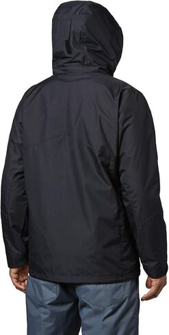 Columbia Men's Bugaboo II Fleece Interchange Jacket, Black/Red, 3X Tall in Kuwait