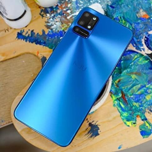 NUU B10 Unlocked Android Cell Phone, TMobile, Mint Mobile Phone, Dual SIM 4G, 6.55'' HD+Display, 48MP Triple-Camera, 4GB + 64GB, 4000 mAh, Blue, US Warranty & Hotline Support, 2022 in Kuwait