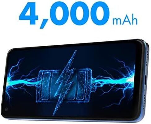 NUU B10 Unlocked Android Cell Phone, TMobile, Mint Mobile Phone, Dual SIM 4G, 6.55'' HD+Display, 48MP Triple-Camera, 4GB + 64GB, 4000 mAh, Blue, US Warranty & Hotline Support, 2022 in Kuwait