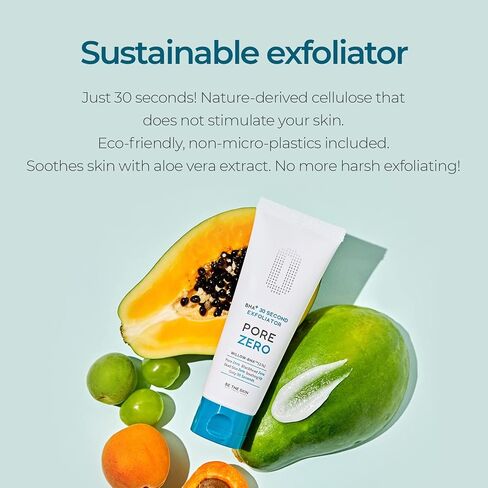 [Be the Skin] مقشر BHA+ Pore Zero 30 Second 3.52oz / 100g | مقشر سريع لعلاج المسام وإزالة خلايا الجلد الميتة | خالية من القسوة in Saudi Arabia