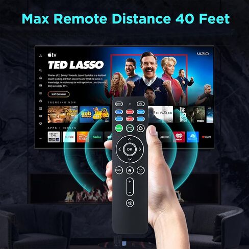 Universal Replacement Remote XRT260 for All Vizio Smart TVs with Shortcut Buttons Disney, Netflix, Prime Video, Hulu, XUMO, VEDU, iHeart Radio and More. in Kuwait