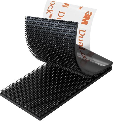 Dual Lock Fastener 2in x 4in Heavy Duty Mounting Tape, 4PCS Reclosable Self Mating Fastener SJ3550 400 Black for Indoor/Outdoor in Saudi Arabia