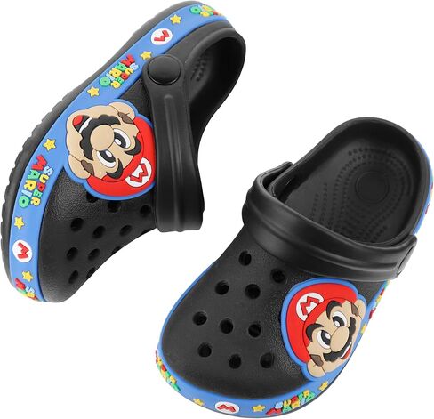 Cartoon Toddler Kids Garden Clogs Boys Girls Clogs Lightweight Breathable Sandals Beach Pool Shower Slippers in Saudi Arabia