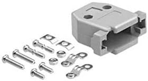 CompuCablePlusUSA.com Best DB37 Connector Male Crimp-on with Unshielded Light Weight Plastic Hood DIY Kit for Assembling Your Own DB37 Cable. in Kuwait