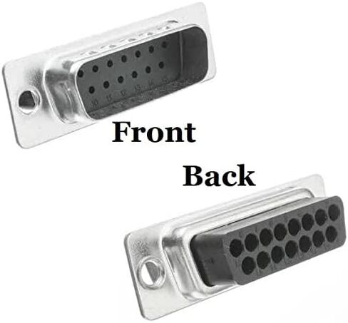 CompuCablePlusUSA.com Best DB37 Connector Male Crimp-on with Unshielded Light Weight Plastic Hood DIY Kit for Assembling Your Own DB37 Cable. in Kuwait