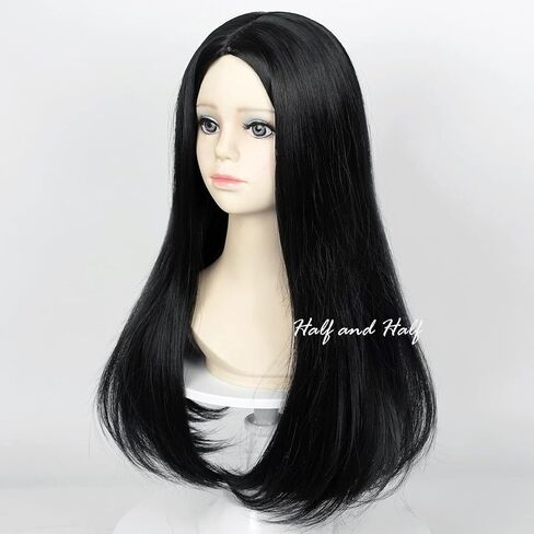 Princess Wig Blonde Wigs for Kids Girls, 22 Inch Long Golden Curly Kids' Cosplay Wave Wig with Crown Headband + Ear Clips + Brooch + Hair Net for Child Toddler Halloween Costume in Kuwait