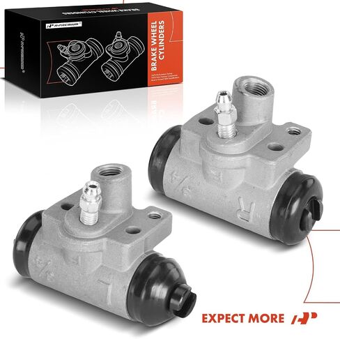 أسطوانة عجلة الفرامل الخلفية الممتازة A-Premium متوافقة مع موديلات Honda - Civic 1990-2000، Civic Del Sol 1993-1997، Accord 1990-1993، Crx 1990-1991، مجموعة من قطعتين - استبدال # 43301SM4A01، 43300SM4A01 in Saudi Arabia