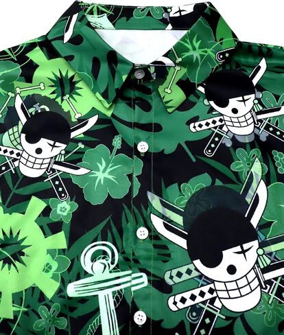 Mens Hawaiian Shirts Short Sleeve Unisex Summer Beach Button Down Tropical Holiday Shirts in Saudi Arabia