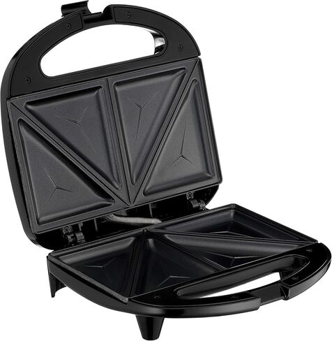 Lumme Sandwich Maker, Sandwich Toaster, Panini Press, Quesadilla Maker, Grilled Cheese, French Toast Press, Pizza Pockets Press, Indicator light, Omelet, White (Black) in Saudi Arabia