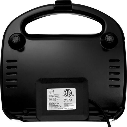 Lumme Sandwich Maker, Sandwich Toaster, Panini Press, Quesadilla Maker, Grilled Cheese, French Toast Press, Pizza Pockets Press, Indicator light, Omelet, White (Black) in Saudi Arabia