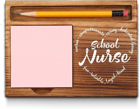 School Nurse Gifts, School Nurse Appreciation Gifts, Thank You School Nurse Gifts, School Nurse Office Decor, School Nurse Desk Self-Stick Note Pad Holders GSH7 in Saudi Arabia