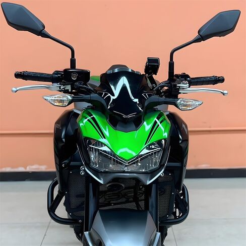 حاجز الرياح للزجاج الأمامي ذو الفقاعات المزدوجة متوافق مع Kawasaki Z900 2017-2019 in Kuwait