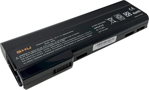 GHU New Laptop Battery 58 WH Replacement for CC06 CC06xl QK642AA 628666-001 628668-001 628668001 628670-001 628369-421 CC09 628664-001 Compatible for HP Probook 6560B 6570B 6460B 6470B 6360B in Saudi Arabia