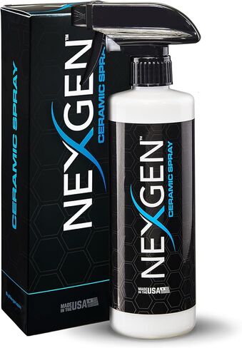 رذاذ ثاني أكسيد السيليكون من السيراميك من Nexgen - سهل الاستخدام، رذاذ طلاء السيراميك للسيارات - طلاء مانع للتسرب بدرجة احترافية للسيارات والمركبات الترفيهية والدراجات النارية والقوارب والمركبات الرباعية - زجاجة 8 أونصة in Kuwait