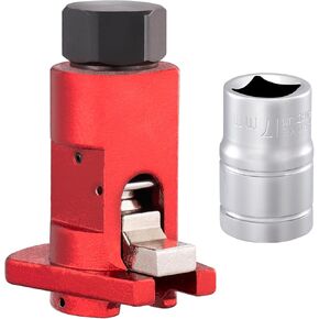 Spurtar Strut Spreader Tool 5.0-10.5 mm Suspension Strut Knuckle Spreader with 1/2" Drive Socket 17 mm External Hexagon Spreader Tool Strut Remover Fit for VW Audi BMW Mini Ford and More