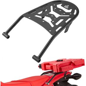 KEMIMOTO Compatible with 2024 2023 2022 2021 CRF300L Rear Rack Luggage Storage Rack Compatible with CRF300L Carrier Rear Tail Storage Rack Cargo Enduro Luggage Rack