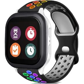 Silicone Sport Band Compatible with Gizmo Watch 3/2/1,Gabb Watch 3/2/1 Band Replacement for Kids, 20mm Soft Breathable Waterproof Smartwatch Band for Boys and Girls,Small Size