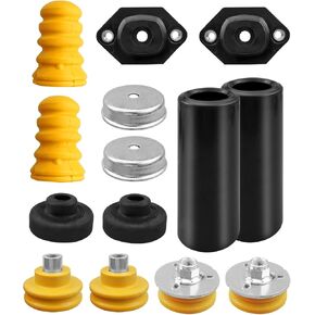 Rear Upper Lower Shock Mount Absorber and Bump Stops Kit Fit for BMW E82 E87 E88 E90 E92 325xi 328i etc, Replace 33526768544 33536767334 33506771737 33506771738 33506767010