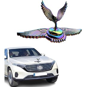 Hood Ornaments,3D Flying Eagle Logo Car Hood Ornament,Metal Hood Ornaments for Trucks Auto,Self Adhesive 3D Funny Car Bonnet Decoration Accessories Bar Pub Club Wall Decor