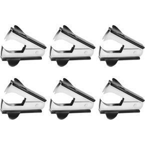 6 Pack Staple Remover Staple Puller Removers Tools, Black Pin Jaw Style Stapler Remover Tool for Classroom, Professional Stapler Puller Staples Removal Tools for School, Office and Home
