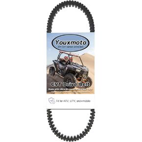 CVT Drive Belt Fit for Scrambler 1000 XP 2016-2017, Scrambler 850 2015-2018, Sportsman 1000 Touring XP 2015-2019, Sportsman Forest 850 2014, Sportsman WV850 HO 2014, 3211123, 3211160, 23G3856