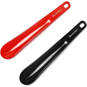 Shoe Horn,2 Pack Plastic Shoe Horns, 10.3 Inches - Shoe Horns for Men, Women,Seniors& Kids Portable for Travel Use