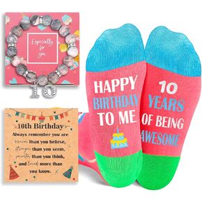 10 Year Old Girl Birthday Gifts, Top Gifts for 10 Year Old Girl Boy Kid Trendy 2024 Double Digits Cool Ten Year Old Girl Gifts Tween Age 8-10-12 Stuff Socks Presents Ideas Gifts