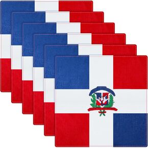 SATINIOR 12 Pack Flag Bandanas Jamaica Mexico Dominican Flag Bandana Large Cotton Print Multipurpose Adult Head Wrap Scarf