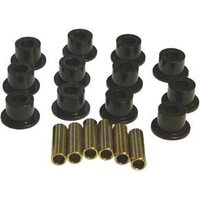 Prothane 68-71 International Scout 800 Spring & Shackle Bushings - Black