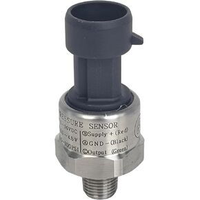 100 PSI Pressure Sensor Fuel Oil Coolant Pressure 7990100 0.5V to 4.5V 1/8" NPT Compatible with All EFI Data Logging System