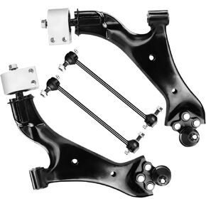 Front Lower Control Arms w/Ball Joints Sway Bar Links Replacement for 2010-2017 Chevrolet Equinox, GMC Terrain (4pc)