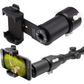 starboosa Rifle Scope Mount Camera Adapter - Smartphone Camera Adapter for Hunting Teaching - with Extension Tube