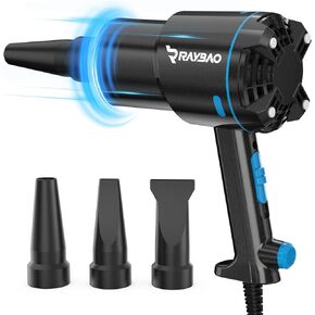 Car Dryer Air Blower -1300W Handheld High Powered Filtered Car Blower for Drying, 22000FPM / 90CFM Air Blower for Car Detailing, Washing, Blower for Boat RV Motorcycle Home