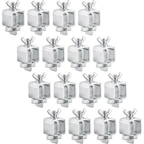 MAOPINER Butt Welding Clamps, 16 Pack Small Welding Clamps Auto Body Panel Clamps for Edge to Edge Welding