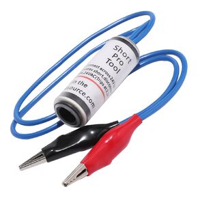 Short Pro Tool - Easy Used to Quickly Locate Shorts in 24 VAC Circuits, Automatic Reset, 12" Leads with Alligator Clips