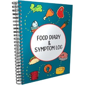 Food Diary and Symptom Log - Track How Your Diet Affects Your Symptoms | for IBS, Allergies, Intolerance, Crohn’s/IBD | A5 (5.8" x 8.3") Spiral Bound