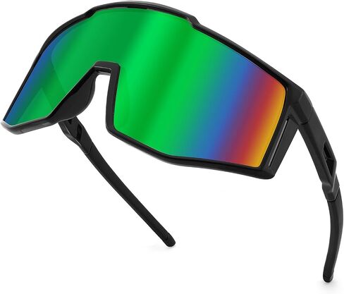 Karsaer Vision Sports Sunglasses Wraparound Glasses 80s Visor Shield Baseball Sunglasses for Youth Kids Teens 8-12 in Kuwait