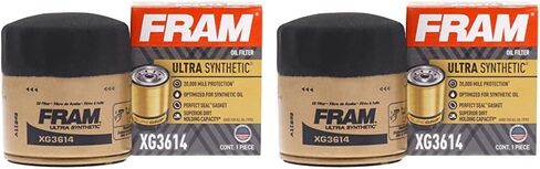 FRAM Ultra Synthetic Automotive Replacement Oil Filter, Designed for Synthetic Oil Changes Lasting up to 20k Miles, XG3614 with SureGrip (Pack of 1) in Kuwait