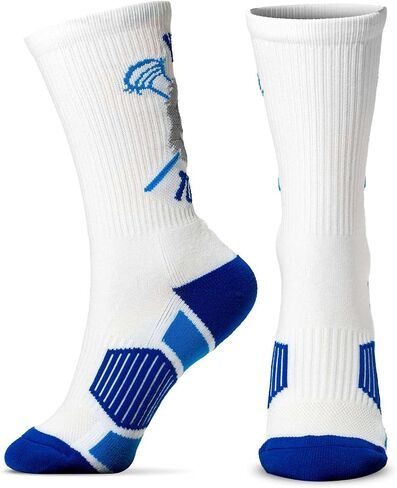 ChalkTalkSPORTS Lacrosse Athletic Mid-Calf Socks | Lax Designs | Youth & Adult Sizes in Saudi Arabia
