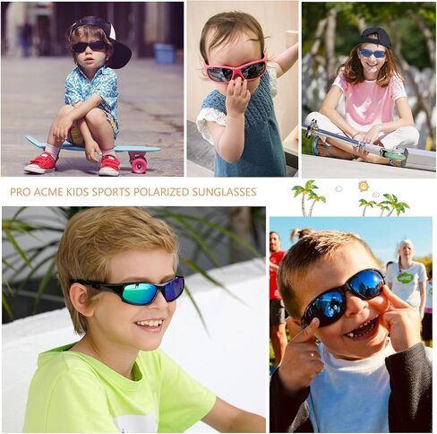 Pro Acme TR90 Unbreakable Polarized Sports Sunglasses for Kids Boys and Girls in Saudi Arabia