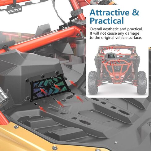 Can am maverick x3 accessories, Canada Style Maverick X3 Noise Reduction Kit, X3 Air Clutch Intake Relocation kit Compatible with Can Am Maverick X3 Max Turbo R RR XRS XRC 2017~2024 (CAN-A) in Kuwait